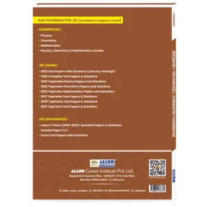 ALLEN Chemistry Handbook For IIT-JEE Exam (Hindi)